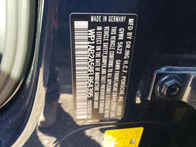 Photo 10 from auction – 2015 PORSCHE MACAN S with VIN WP1AB2A58FLB64395