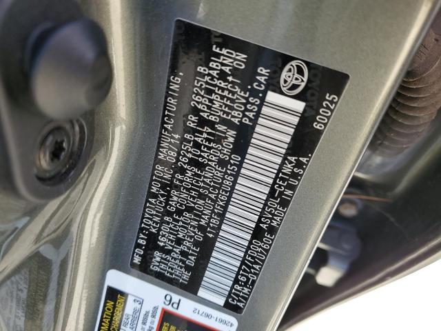 Photo 10 from auction – 2014 TOYOTA CAMRY L with VIN 4T1BF1FK6EU861510