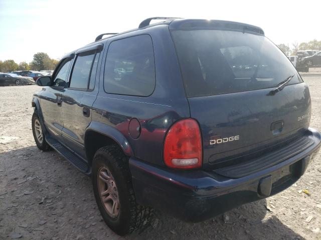 Photo 3 from auction – 2003 DODGE DURANGO SL with VIN 1D4HS48N13F629064