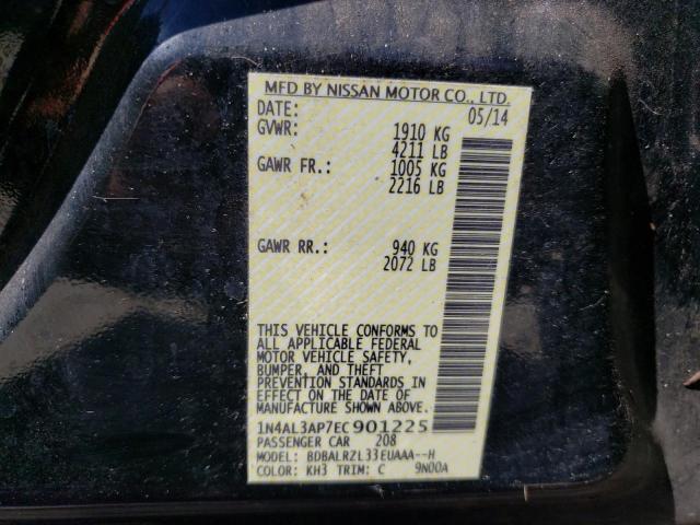 Photo 10 from auction – 2014 NISSAN ALTIMA 2.5 with VIN 1N4AL3AP7EC901225