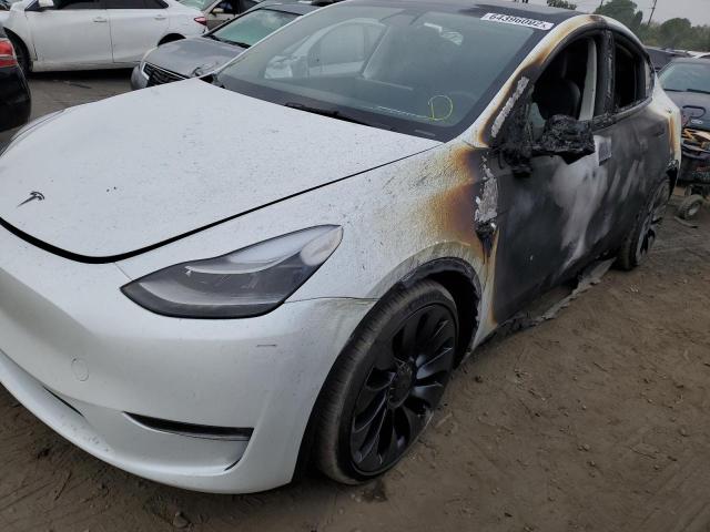 Photo 9 from auction – 2022 TESLA MODEL Y with VIN 7SAYGDEF1NF410692