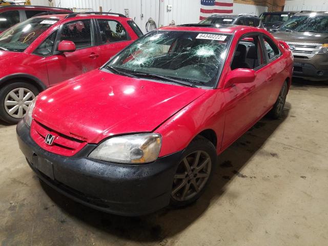 Photo 2 from auction – 2002 HONDA CIVIC EX with VIN 1HGEM22072L078474