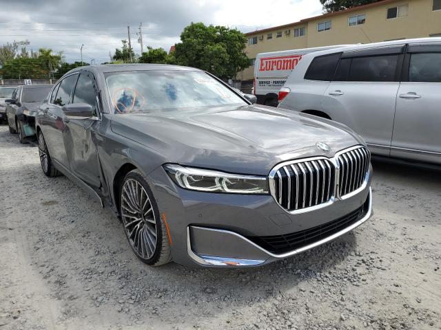 BMW 740 I 2021 with VIN WBA7T2C00MCF28333 - Photo from auction