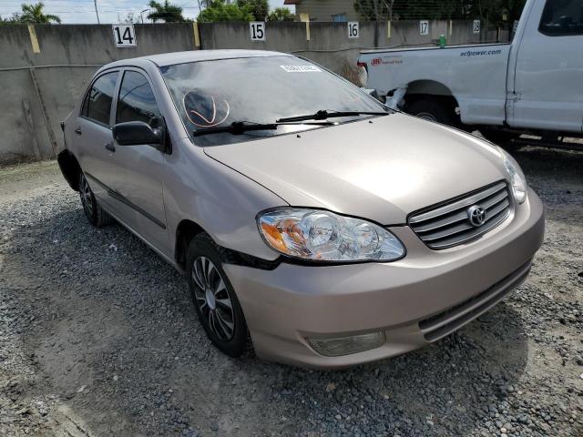 TOYOTA COROLLA CE 2003 with VIN 1NXBR32E43Z157158 - Photo from auction