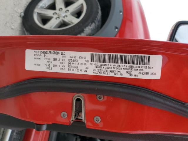 Photo 10 from auction – 2011 DODGE RAM 1500 with VIN 1D7RV1GT4BS642863