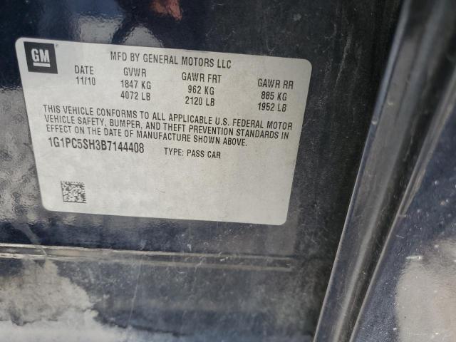 Photo 10 from auction – 2011 CHEVROLET CRUZE LS with VIN 1G1PC5SH3B7144408