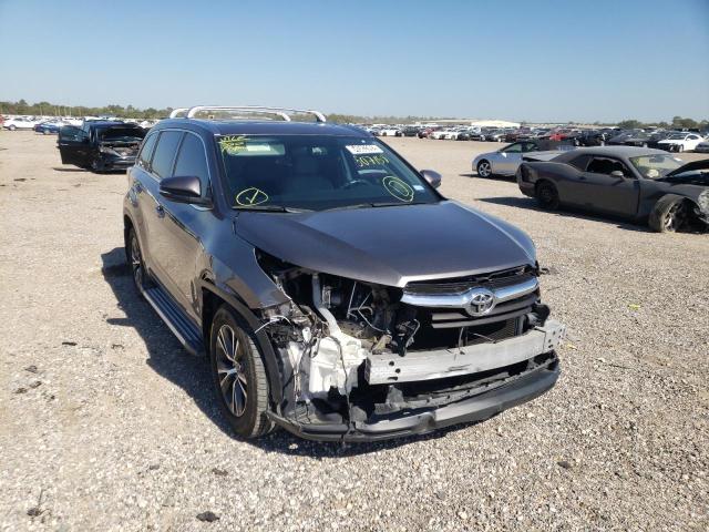 TOYOTA HIGHLANDER 2016 with VIN 5TDKKRFHXGS507158 - Photo from auction