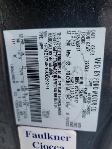 Photo 10 from auction – 2006 FORD EXPLORER E with VIN 1FMEU74E16UB29211