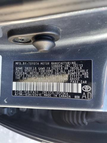 Photo 10 from auction – 2014 TOYOTA COROLLA L with VIN 2T1BURHE8EC037523