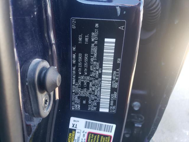 Photo 10 from auction – 2021 TOYOTA HIGHLANDER with VIN 5TDJZRBH7MS142219