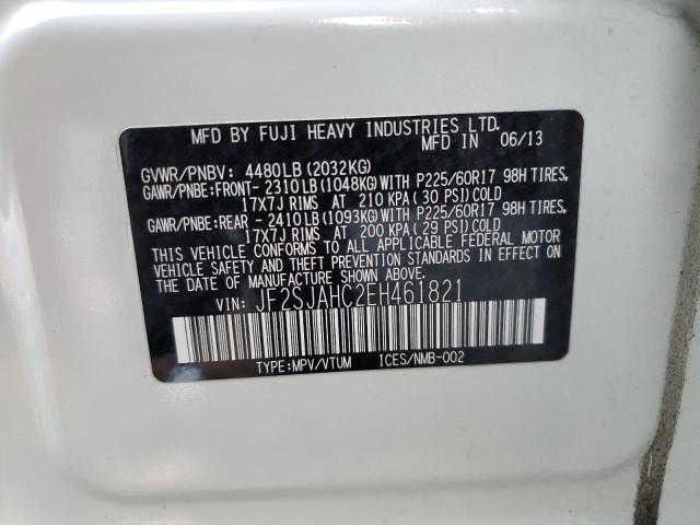 Photo 10 from auction – 2014 SUBARU FORESTER 2 with VIN JF2SJAHC2EH461821