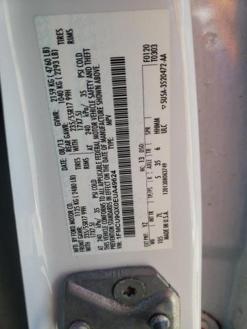 Photo 10 from auction – 2014 FORD ESCAPE SE with VIN 1FMCU9GX0EUA49624