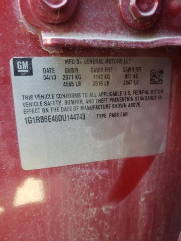 Photo 10 from auction – 2013 CHEVROLET VOLT with VIN 1G1RB6E48DU144743