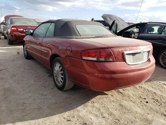 Photo 3 from auction – 2002 CHRYSLER SEBRING LX with VIN 1C3EL55R82N140924