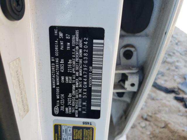Photo 10 from auction – 2015 KIA OPTIMA LX with VIN 5XXGM4A79FG382042