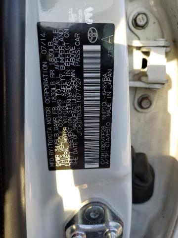 Photo 10 from auction – 2014 TOYOTA PRIUS C with VIN JTDKDTB33E1077727