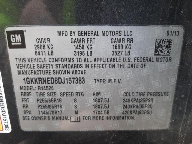 Photo 10 from auction – 2013 GMC ACADIA SLE with VIN 1GKKRNED8DJ157383
