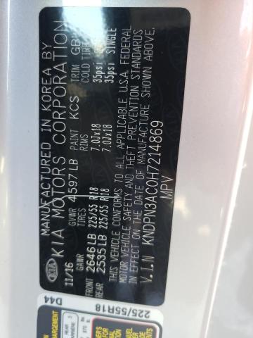 Photo 10 from auction – 2017 KIA SPORTAGE E with VIN KNDPN3AC0H7214869