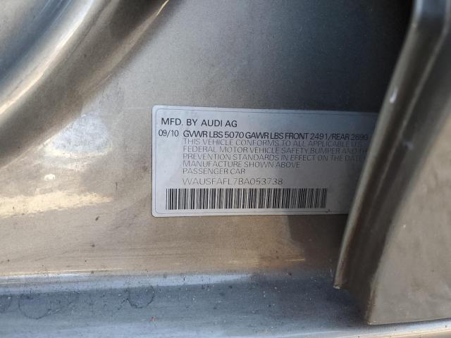 Photo 10 from auction – 2011 AUDI A4 PREMIUM with VIN WAUSFAFL7BA053738