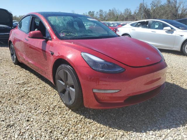 TESLA MODEL 3 2021 with VIN 5YJ3E1EB2MF938488 - Photo from auction
