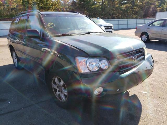 TOYOTA HIGHLANDER 2003 with VIN JTEHF21A730116445 - Photo from auction