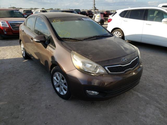KIA RIO EX 2012 with VIN KNADN4A36C6063668 - Photo from auction