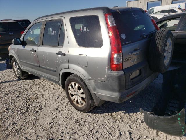 Photo 3 from auction – 2006 HONDA CR-V EX with VIN JHLRD78876C010291