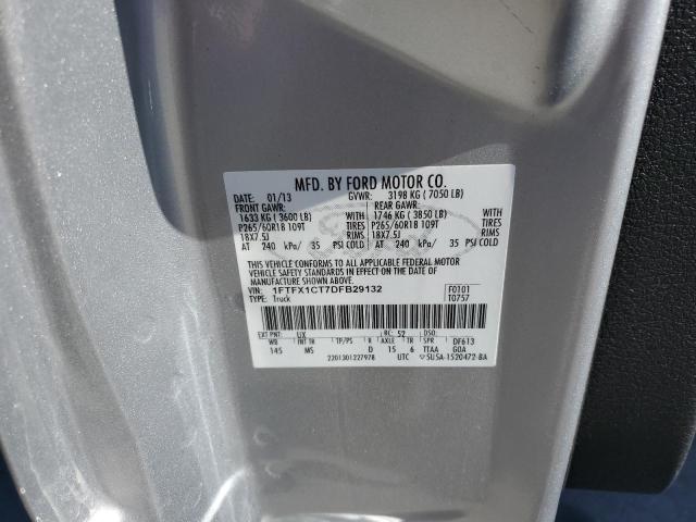 Photo 10 from auction – 2013 FORD F150 SUPER with VIN 1FTFX1CT7DFB29132