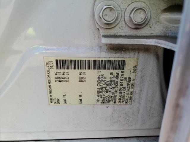Photo 10 from auction – 2009 NISSAN MAXIMA S with VIN 1N4AA51E09C846798