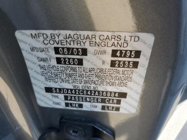 Photo 10 from auction – 2004 JAGUAR XK8 with VIN SAJDA42C642A36884