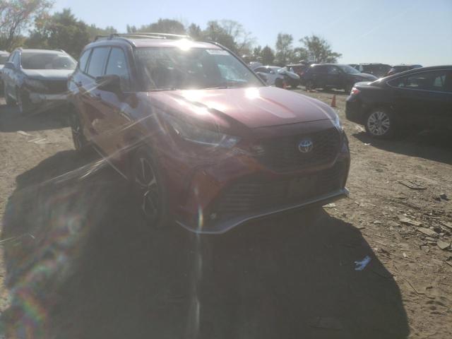 TOYOTA HIGHLANDER 2022 with VIN 5TDLZRBHXNS203069 - Photo from auction
