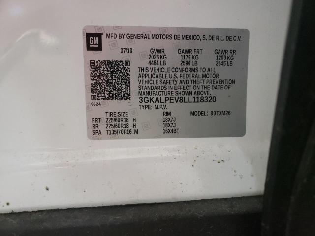 Photo 10 from auction – 2020 GMC TERRAIN SL with VIN 3GKALPEV8LL118320