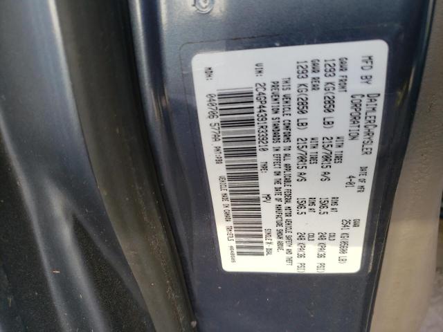 Photo 10 from auction – 2001 CHRYSLER TOWN & COU with VIN 2C4GP44391R339210