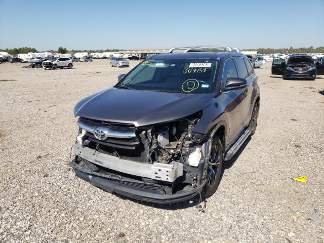 Photo 2 from auction – 2016 TOYOTA HIGHLANDER with VIN 5TDKKRFHXGS507158