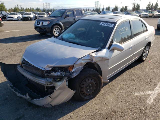 Photo 2 from auction – 2003 HONDA CIVIC EX with VIN 2HGES26773H556579