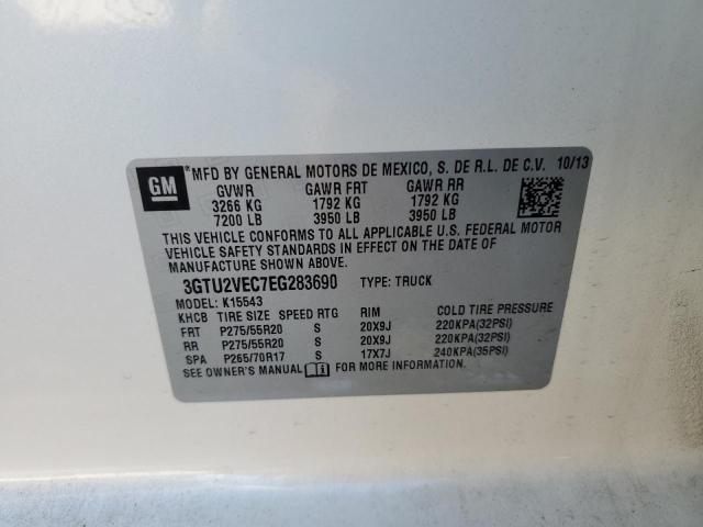 Photo 10 from auction – 2014 GMC SIERRA K15 with VIN 3GTU2VEC7EG283690
