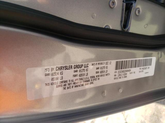 Photo 10 from auction – 2013 DODGE CHARGER SE with VIN 2C3CDXBG3DH604684