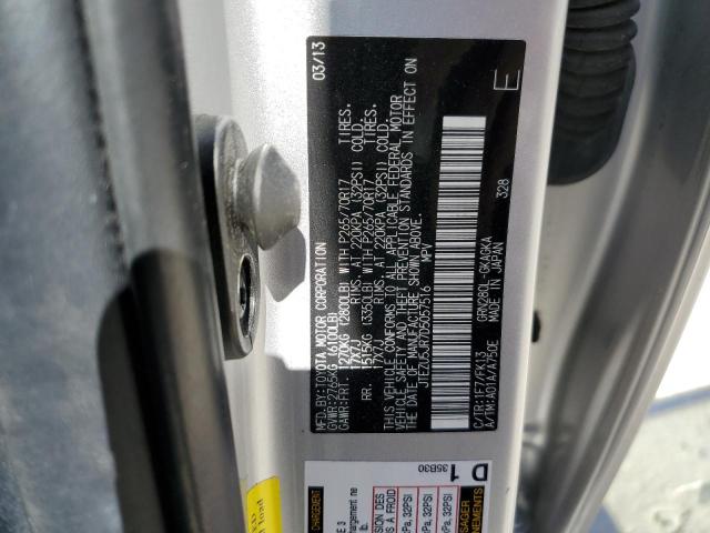 Zdjęcie 10 z aukcji – 2013 TOYOTA 4RUNNER SR z VIN JTEZU5JR7D5057516