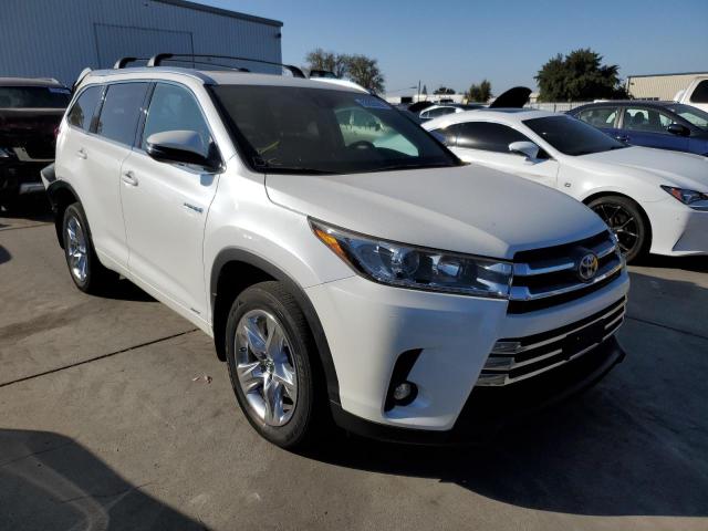 TOYOTA HIGHLANDER 2019 with VIN 5TDDGRFH1KS069391 - Photo from auction