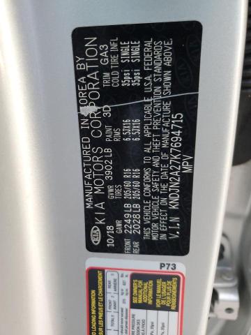 Photo 10 from auction – 2019 KIA SOUL with VIN KNDJN2A27K7694715