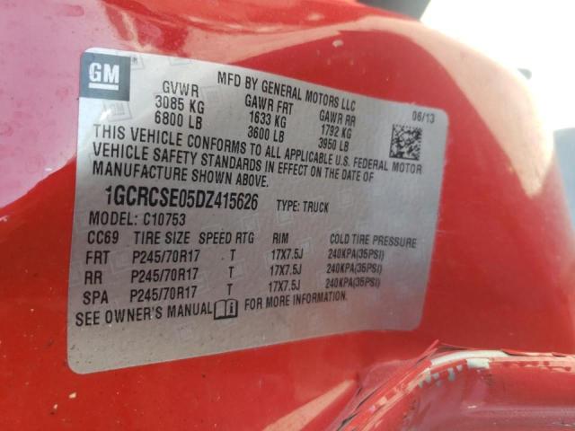 Photo 10 from auction – 2013 CHEVROLET SILVERADO with VIN 1GCRCSE05DZ415626