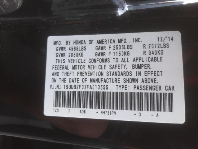 Photo 10 from auction – 2015 ACURA TLX with VIN 19UUB2F32FA013555