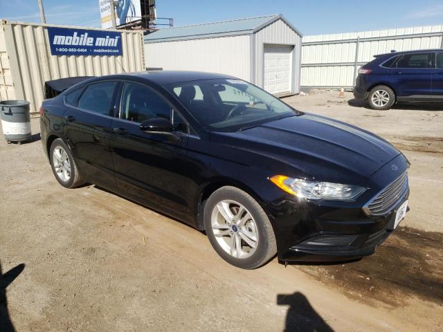 FORD FUSION SE 2018 with VIN 3FA6P0HD9JR276374 - Photo from auction