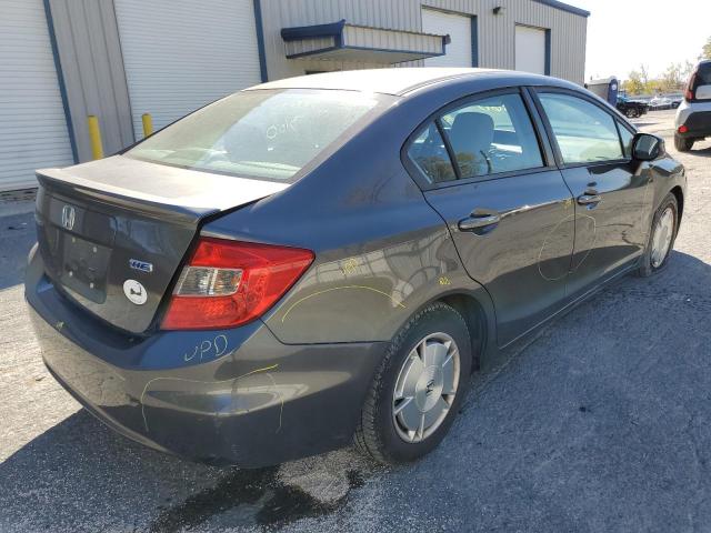 Photo 4 from auction – 2012 HONDA CIVIC HF with VIN 2HGFB2F66CH332134