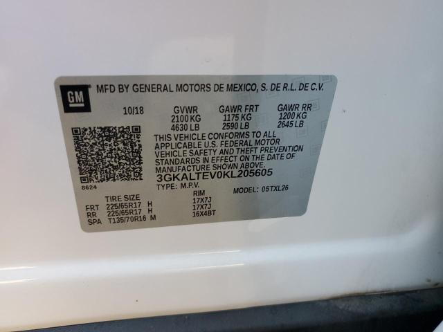 Photo 10 from auction – 2019 GMC TERRAIN SL with VIN 3GKALTEV0KL205605