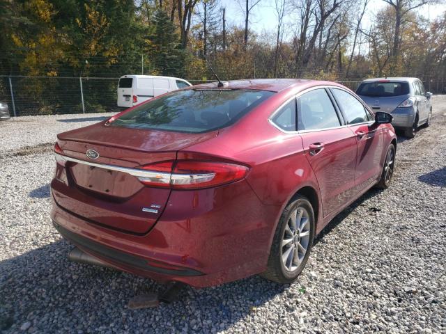 Photo 4 from auction – 2017 FORD FUSION SE with VIN 3FA6P0HD2HR404108