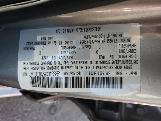 Photo 10 from auction – 2012 MAZDA MAZDA2 with VIN JM1DE1KZ9C0133851