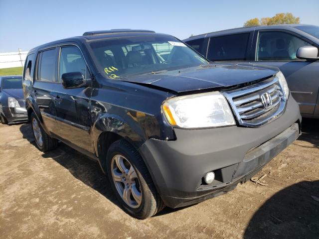HONDA PILOT EXL 2014 with VIN 5FNYF3H5XEB012281 - Photo from auction