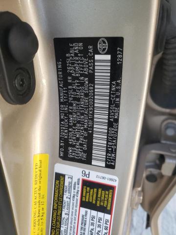 Photo 10 from auction – 2012 TOYOTA CAMRY BASE with VIN 4T1BF1FK9CU020682