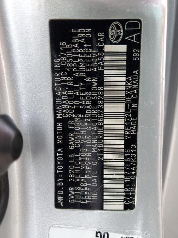 Photo 10 from auction – 2016 TOYOTA COROLLA L with VIN 2T1BURHE8GC738288